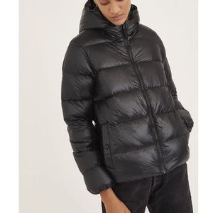 Patagonia Raven Rocks Hooded Puffer Down Jacket